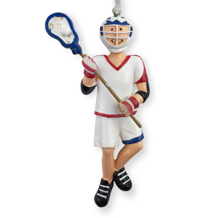 Lacrosse Player Resin Ornament - Guys-Universal Lacrosse