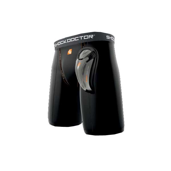 Shock Doctor Compression Short w/ Bioflex Cup-Universal Lacrosse