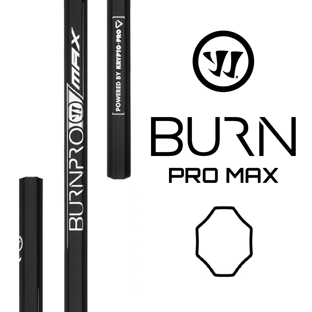 Warrior Burn Pro Max 2018 Lacrosse Shaft-Universal Lacrosse